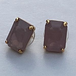 Kate Spade Mauve/Lavender Rectangular Earrings